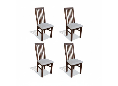 Ensemble de fauteuils en tissu, nouveau Club TV Chair 4x Chaise rembourrée de salle à manger Chaise longue