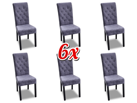 Groupe de chaises complet et Suite 6x fauteuils Groupe de chaises Suite Salle à manger