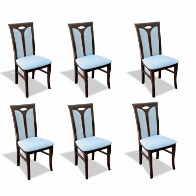 Suite Fauteuil Lounge Ensemble Ess 6x Fauteuil Design Revêtement Assise Chaises Groupes de Chaises