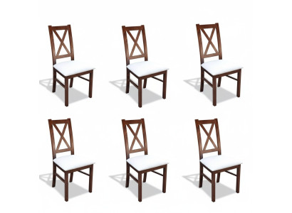 Fauteuil de suite 6x Fauteuils Chaises Chaise Design de rembourrage de siège Lounge Club Lehn