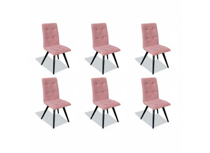 Groupe Fauteuil Italien Ensemble de Meubles de Luxe Chaise de Salle à Manger Ensemble 6x Chaises