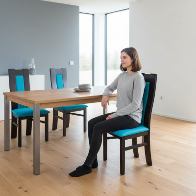 Suite complète de salon 6 pièces set de chaises de salle à manger neuves avec fauteuils inclinables.
