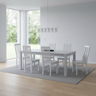 Chaises rembourrées en tissu de créateur, salle à manger gastronomique, ensemble textile de 6 fauteuils de cuisine.