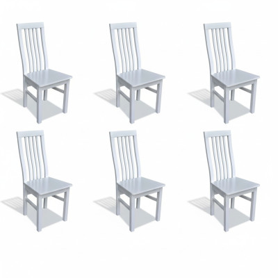 Chaises rembourrées en tissu de créateur, salle à manger gastronomique, ensemble textile de 6 fauteuils de cuisine.