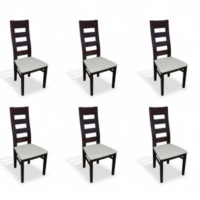 Groupe Tissu Tissu nouvelle Salle à manger Restaurant Design Chaise 6x Chaises Ensemble Fauteuil