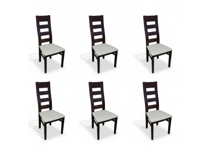 Groupe Tissu Tissu nouvelle Salle à manger Restaurant Design Chaise 6x Chaises Ensemble Fauteuil