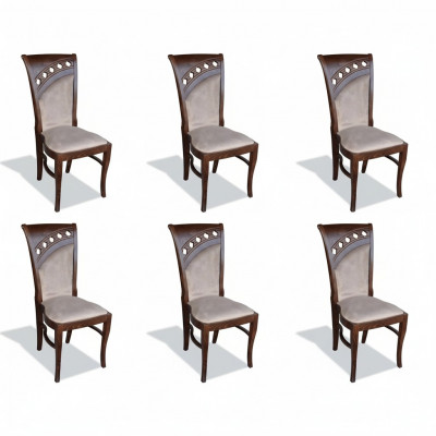 Suite de cuisine Salle de séjour Salle à manger Ensemble de chaises design Ensemble de 6 chaises Rembourrage