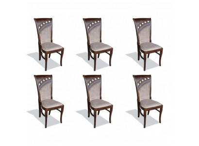 Suite de cuisine Salle de séjour Salle à manger Ensemble de chaises design Ensemble de 6 chaises Rembourrage
