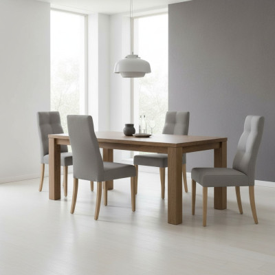 Salle à manger Chaise Suite Fauteuil Rembourrage Design 6 chaises Ensemble Groupe Fauteuil