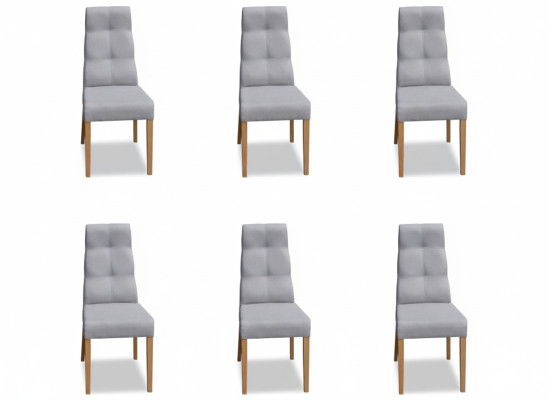 Salle à manger Chaise Suite Fauteuil Rembourrage Design 6 chaises Ensemble Groupe Fauteuil