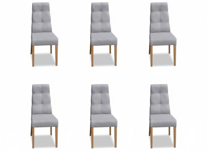Salle à manger Chaise Suite Fauteuil Rembourrage Design 6 chaises Ensemble Groupe Fauteuil
