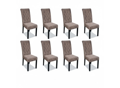 Chaises Chesterfield multicolores x8 fauteuils de luxe designer fauteuils rembourrés inclinables