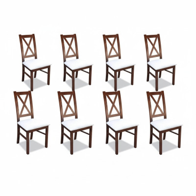 Groupe Gastronomie nouvelle Salle à manger Chaise de restaurant Design 8x Chaises Set Fauteuil