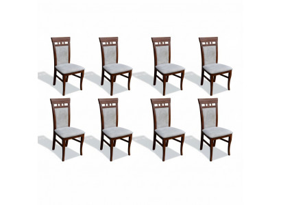 Salle à manger complète avec groupe de sièges, ensemble de chaises design, chaises 8x, suite de groupes neuve.