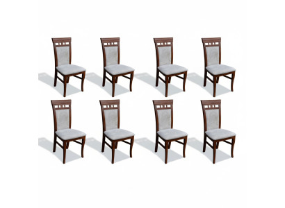 Salle à manger complète avec groupe de sièges, ensemble de chaises design, chaises 8x, suite de groupes neuve.