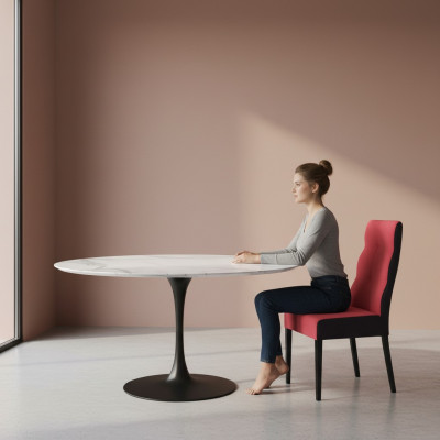 Designer Chairs Suite Complete K63 Chair Set Dining room Lehn Upholstery Seat 8x Ensemble complet de chaises design K63, ensemble de chaises pour salle à manger avec siège rembourré à dossier 8x