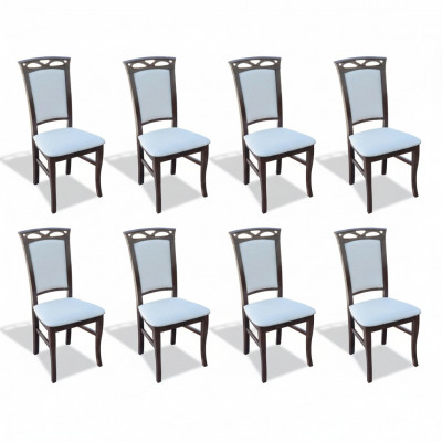 Ensemble de salle à manger design Chaises à dossier rembourré Suite complète K12 8x chaises