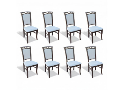 Ensemble de salle à manger design Chaises à dossier rembourré Suite complète K12 8x chaises