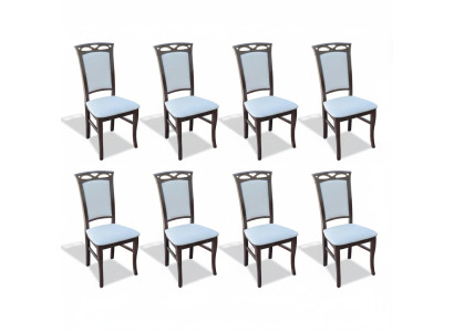 Ensemble de salle à manger design Chaises à dossier rembourré Suite complète K12 8x chaises