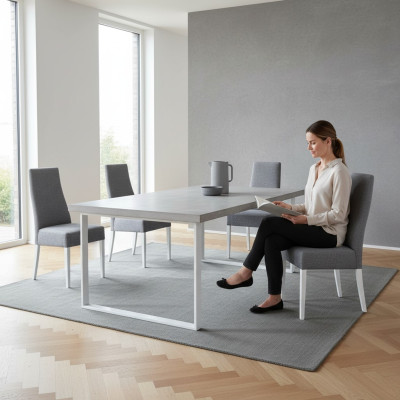 Salle à manger Cuisine Groupe Ensemble Chaise Suite Siège Rembourrage Bois 4 chaises Meubles neufs
