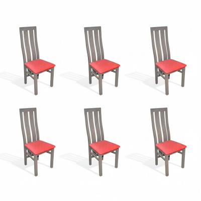 Salle à manger Ensemble 6x Pièce Chaise de salle à manger Set Chaises Ensemble Complet Groupe