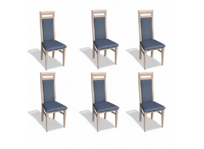 Ensemble de salle à manger Ensemble de salle à manger Groupe de meubles Salle à manger 6x Chaise Suite Ensemble Chaises neuves
