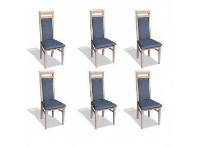 Ensemble de salle à manger Ensemble de salle à manger Groupe de meubles Salle à manger 6x Chaise Suite Ensemble Chaises neuves