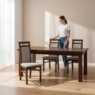 Groupe de fauteuils Suite Salle à manger Chaise groupe complet e Set 6x Fauteuils