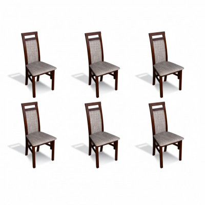 Groupe de fauteuils Suite Salle à manger Chaise groupe complet e Set 6x Fauteuils