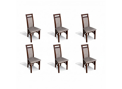 Groupe de fauteuils Suite Salle à manger Chaise groupe complet e Set 6x Fauteuils