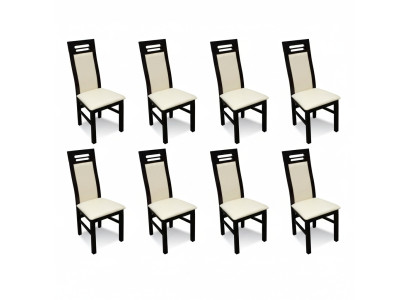 Ensemble de chaises de salle à manger de design, groupes de chaises 8x, ensemble de sièges neuf complet.