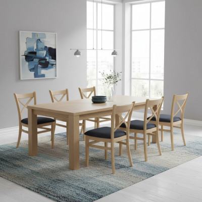 Salle à manger Restaurant Salle à manger Conception Chaise 8x chaises Set Fauteuil Gastronomie neuf