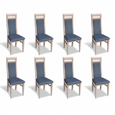 Salle à manger Ensemble de chaises Suite Chaises à dossier Groupe complet Salon 8 pièces neuf