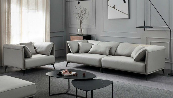 Canapé design italien, ensemble de canapés 4+1 places, canapé, mobilier rembourré