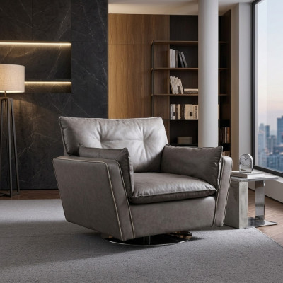 Fauteuil 1 place Lounge Club Mobilier Canapé TV Tapisserie Nouveau meuble