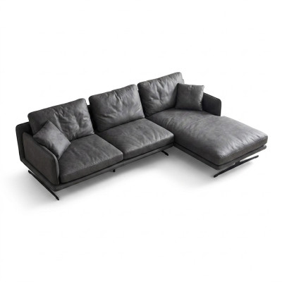 Meubles italiens pour salon Style doux Canapés Design Canapé d'angle en forme de L