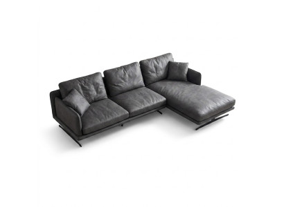 Meubles italiens pour salon Style doux Canapés Design Canapé d'angle en forme de L
