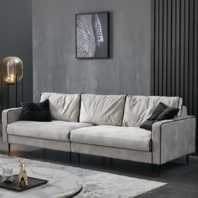Canapé design 4 places Canapés Upholstery Textile Salon Suite Meubles