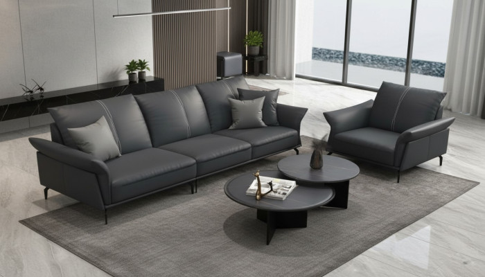 Fauteuil relax en tissu Fauteuil lounge de luxe Fauteuil club TV Revêtement de siège Conception de canapé