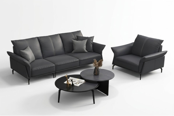 Fauteuil relax en tissu Fauteuil lounge de luxe Fauteuil club TV Revêtement de siège Conception de canapé