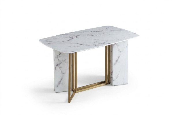 Meubles de luxe Tables en marbre 180x90cm Salon Hôtel Salle à manger Table Designer nouveau