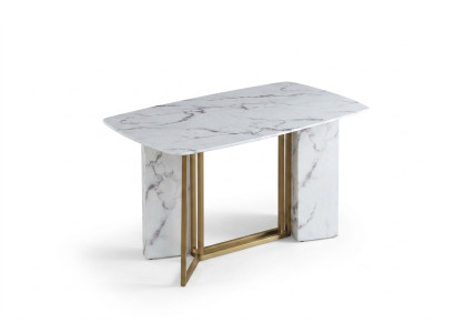Meubles de luxe Tables en marbre 180x90cm Salon Hôtel Salle à manger Table Designer nouveau