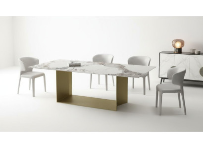 Salle à manger moderne Salon Cuisine Tables 180x90 Table à manger Design Table en acier inoxydable