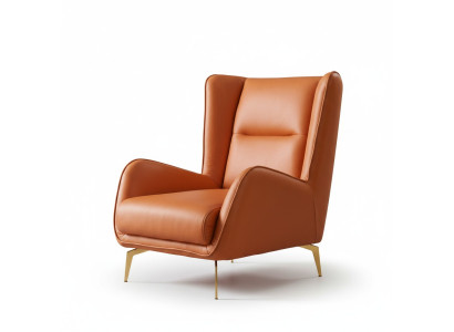 Luxe Fauteuil Club TV Rembourrage Canapé Design Fauteuil Relax Cuir Lounge