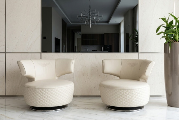 Fauteuil Conception Canapé Sofa Siège en Cuir Salon Club Tapisserie Luxe Oreilles