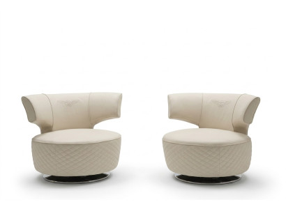 Fauteuil Conception Canapé Sofa Siège en Cuir Salon Club Tapisserie Luxe Oreilles