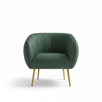 Salon de luxe, nouveau fauteuil relax en métal, design d'aménagement, salon de club avec tapisserie.
