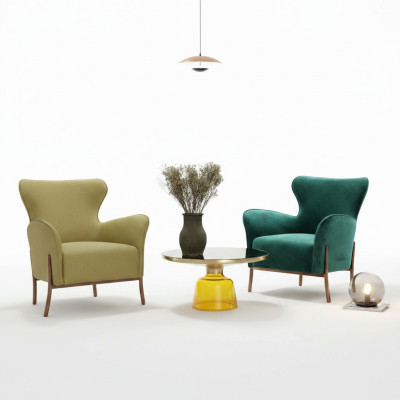 Fauteuil Design Canapé Sofa Détente Textile Salon Luxe TV Siège