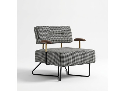 Fauteuil de relaxation Luxe Design Canapé Canapé Siège Tissu Lounge Club