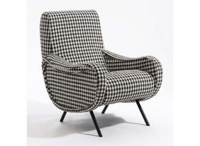 Designer Lehn Sessel Polster Sofa 1-Sitzer Edelstahl mit Textil Sessel